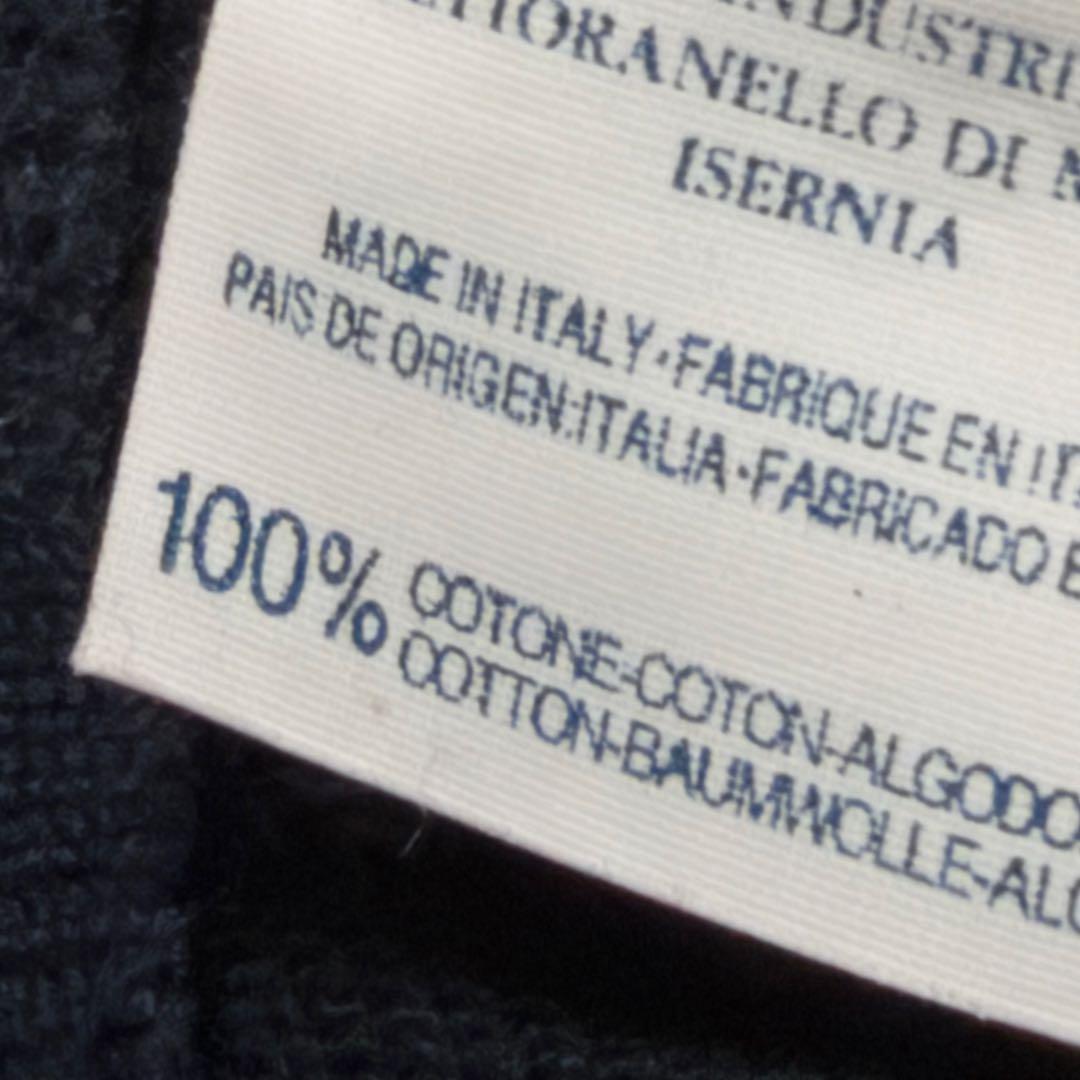 ズ*ー様 Versace 黒 ニットセーター ロゴ入りメドゥーサー刺繍 イタリア