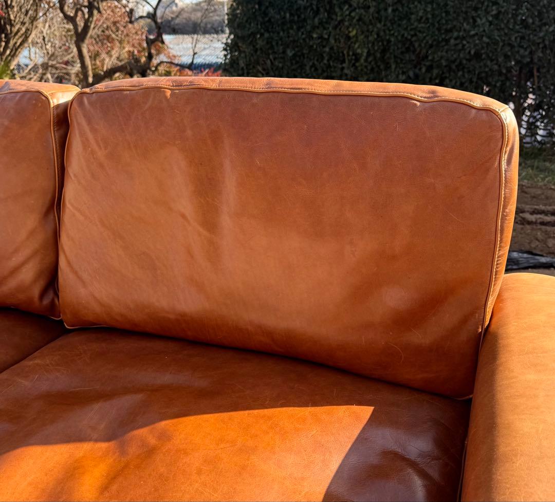 ACME FURNITURE フレスノ ソファ レザー キャメル 3人掛