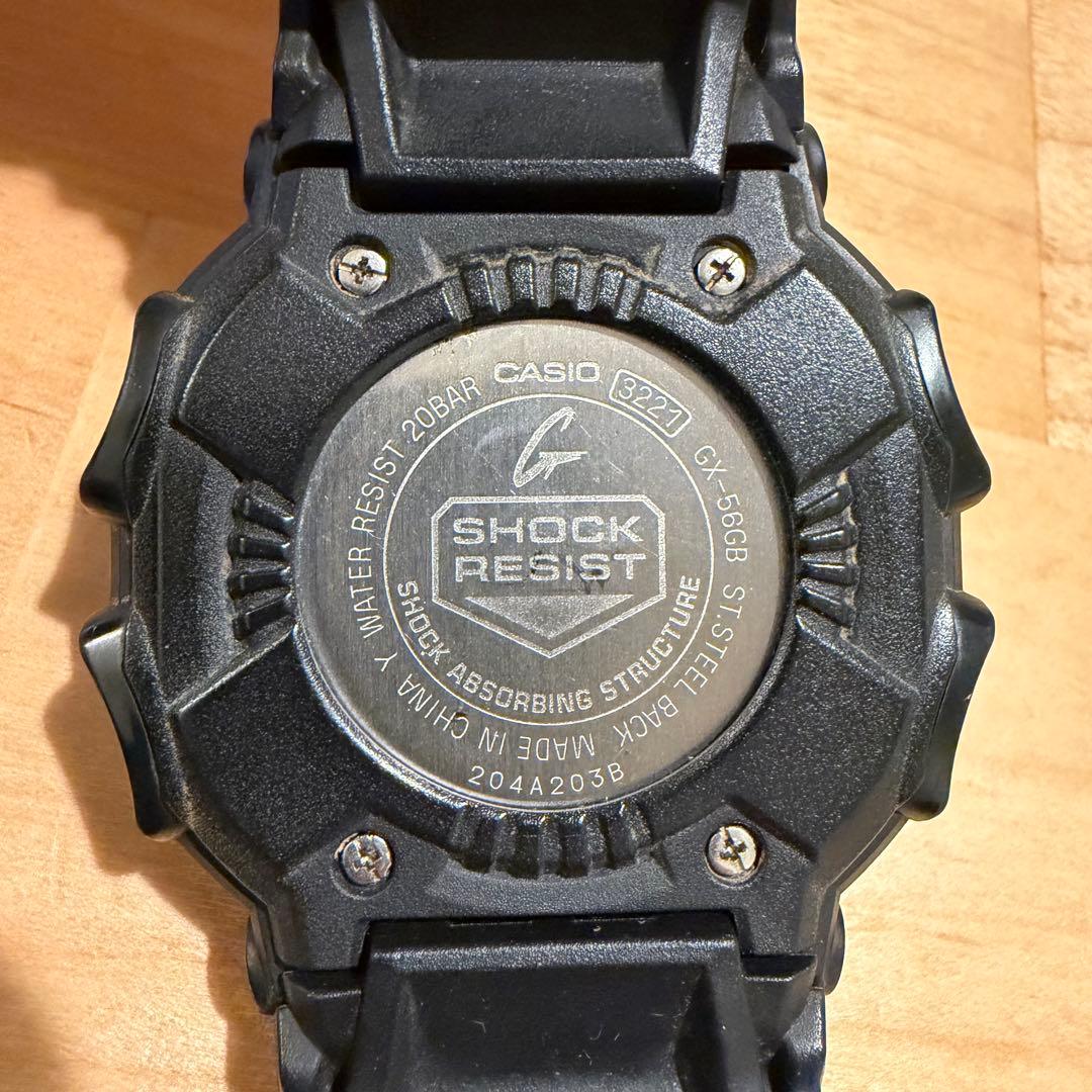 G-Shock デジタル腕時計 ブラック　GX-56GBタフソーラー
