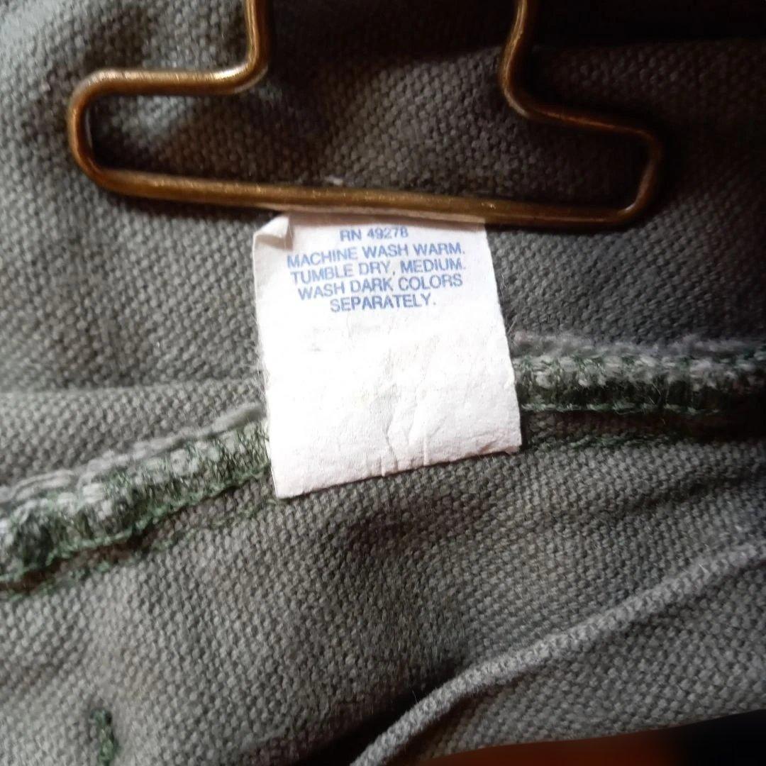 GUNG HO ガンホーベイカーパンツ　オリーブ　90sボタンフライUSA