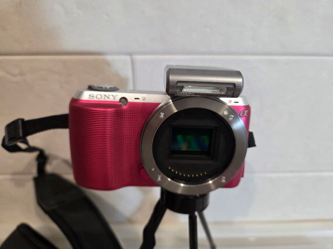 SONY NEX-C3 ミラーレスカメラ ピンク 色々フルセット付き【値下げ】