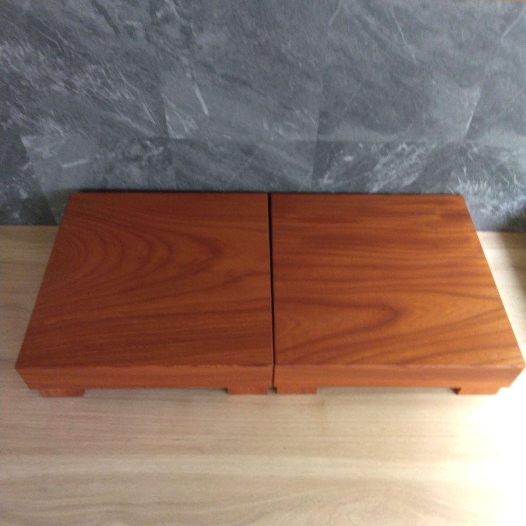 スピーカースタンド一対　欅無垢材