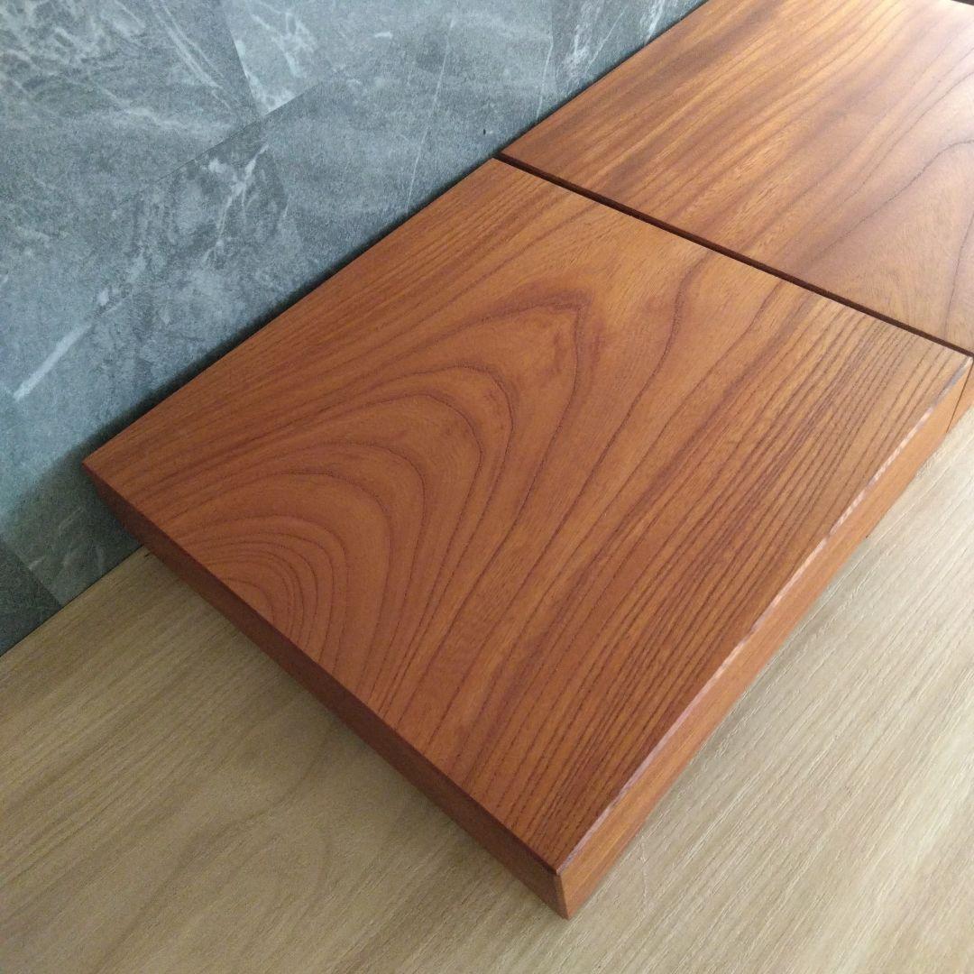 スピーカースタンド一対　欅無垢材