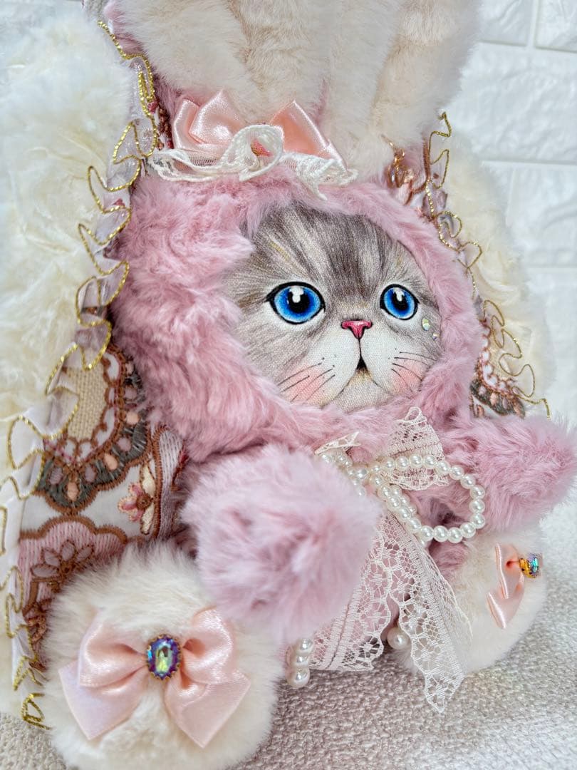 く*さ様 コヤンイサムチョン　ハンドメイド　 ファーバッグ　ルミちゃん　ピンクう