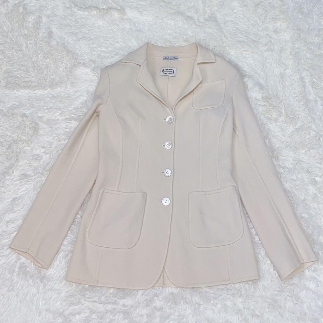 Agnona アニオナ ウールシルク ジャケット 42 伊製