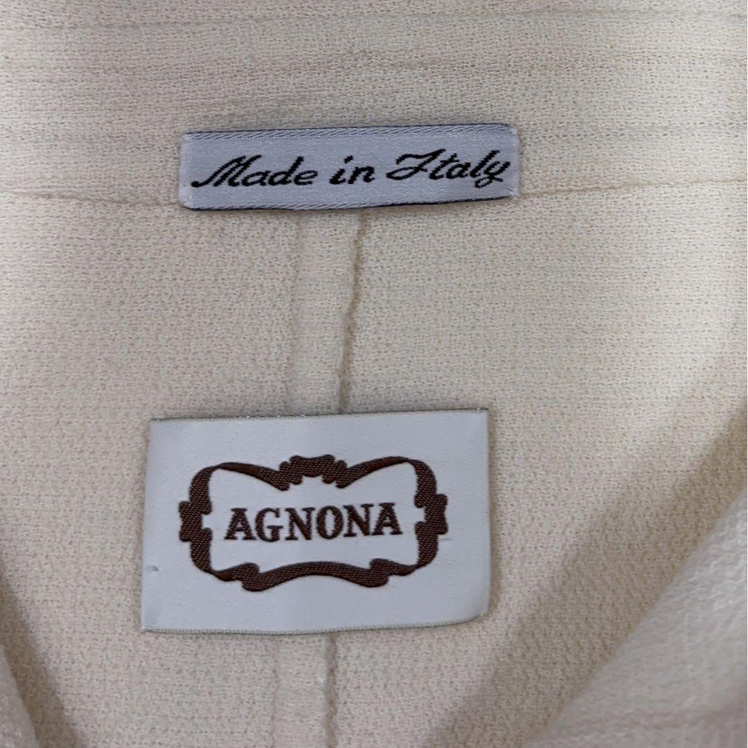 Agnona アニオナ ウールシルク ジャケット 42 伊製