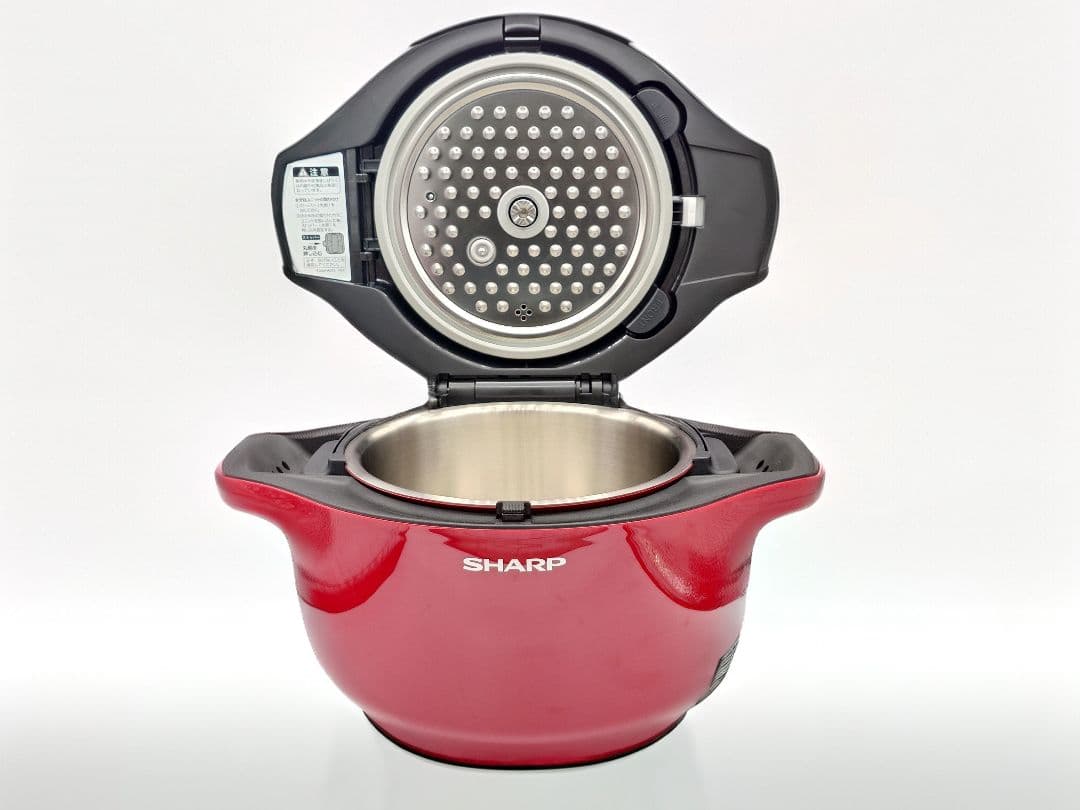 シャープ ヘルシオ ホットクック　2018年製　KN-HW24C-R