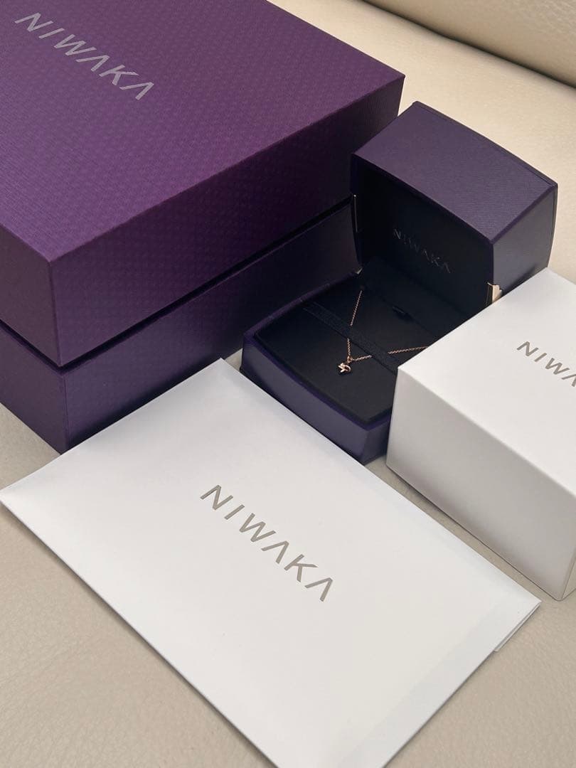 専用　NIWAKA 俄　k18 PG 叶　ネックレス18金