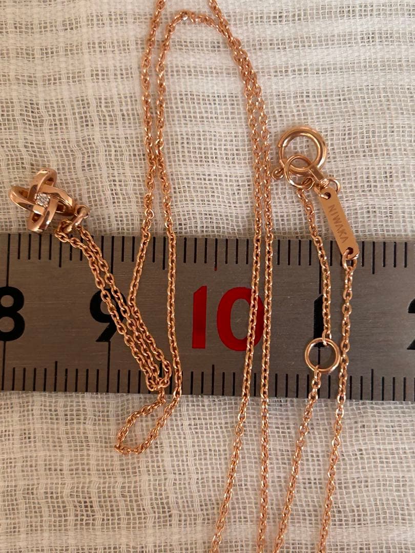 専用　NIWAKA 俄　k18 PG 叶　ネックレス18金