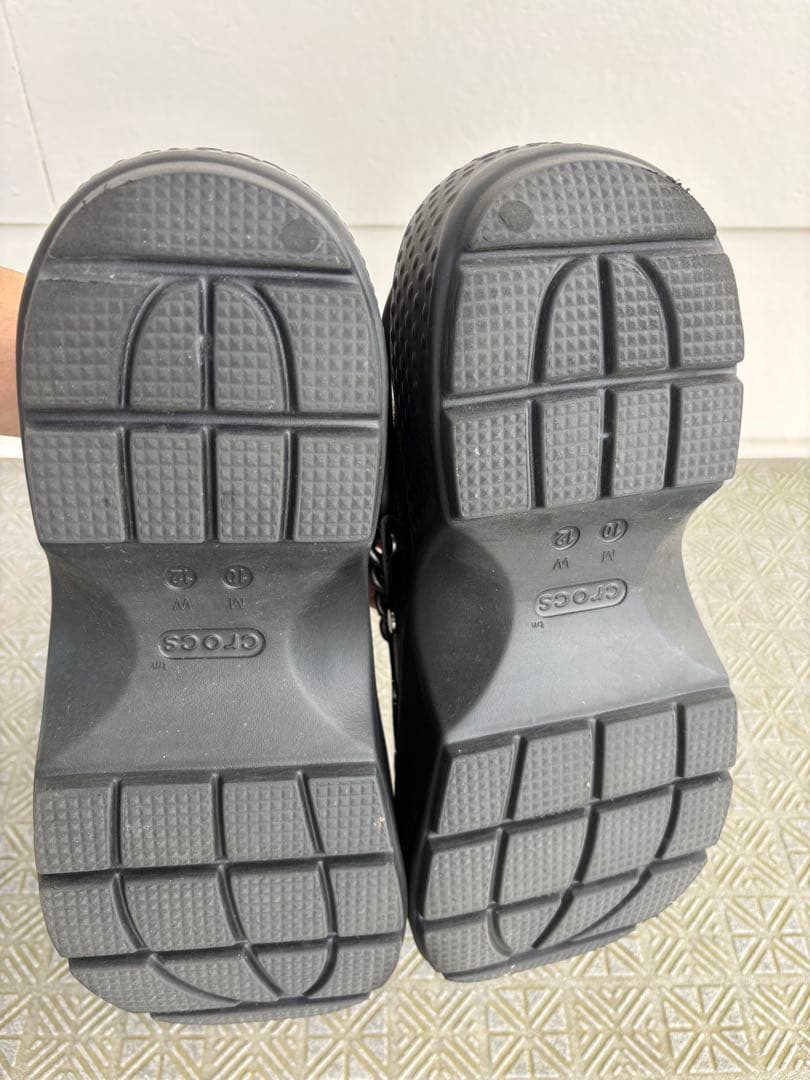 crocs Stomp Embellished Clog Black クロックス