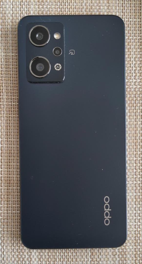 OPPO Reno7A　SIMフリー　スターリーブラック