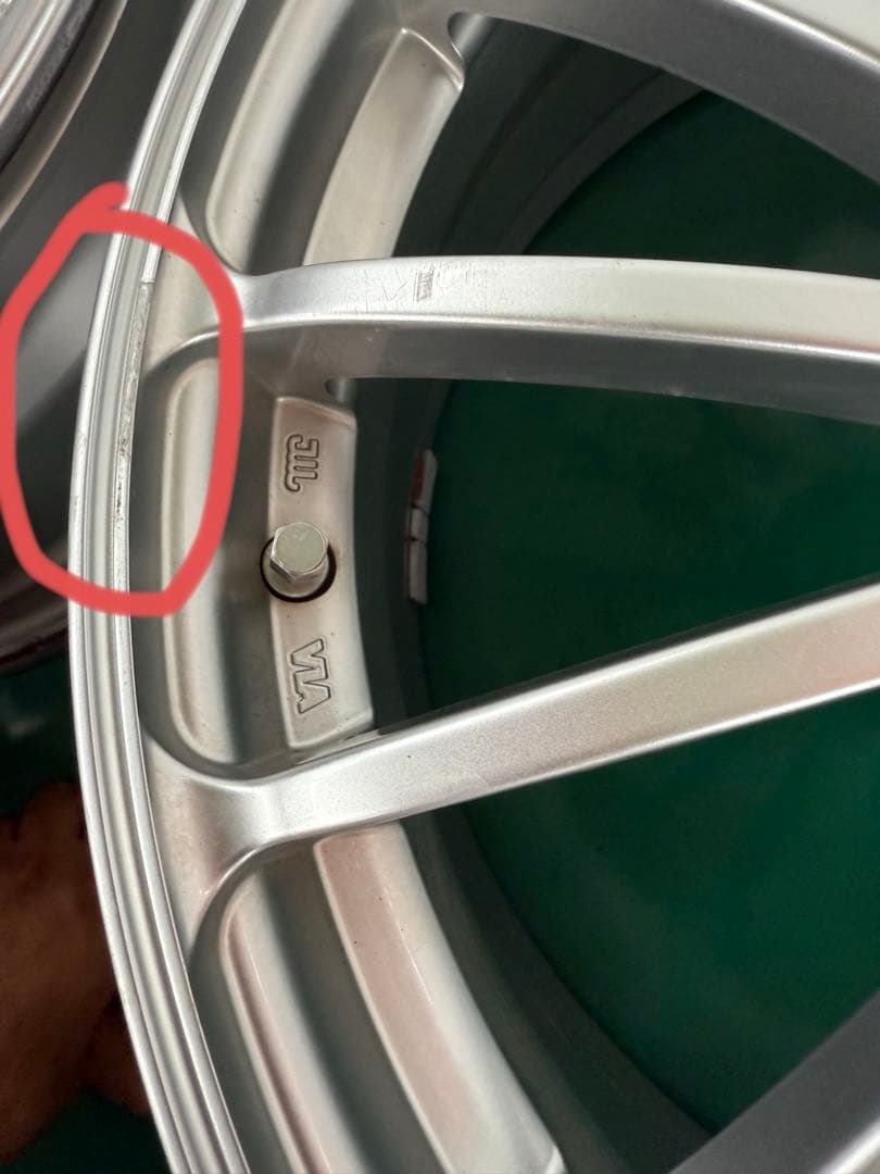 シ*ー様 ADVAN Racing RT 18×7J+50 5H- PCD100