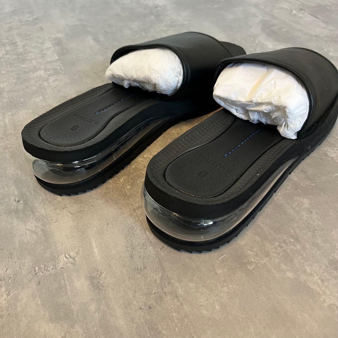MAISON U AIR SLIDER SANDAL BLACK サンダル