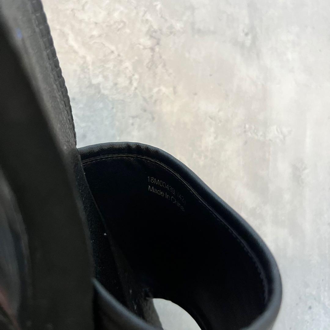 MAISON U AIR SLIDER SANDAL BLACK サンダル