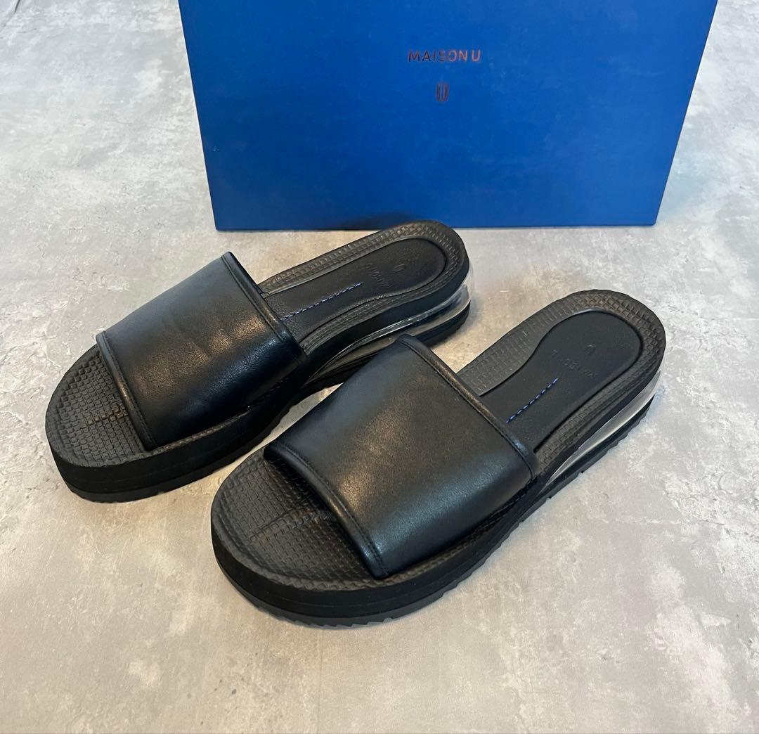 MAISON U AIR SLIDER SANDAL BLACK サンダル