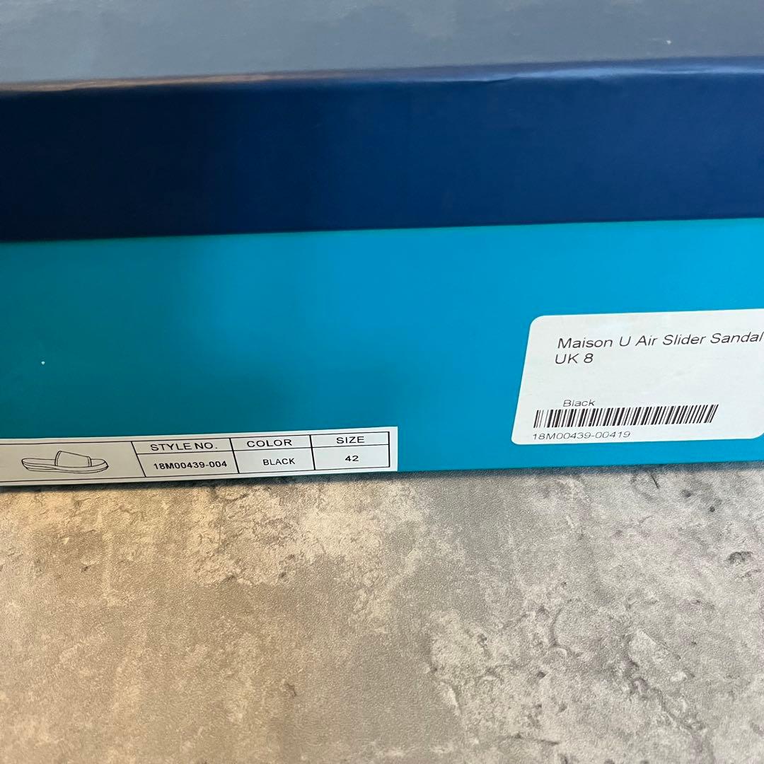 MAISON U AIR SLIDER SANDAL BLACK サンダル