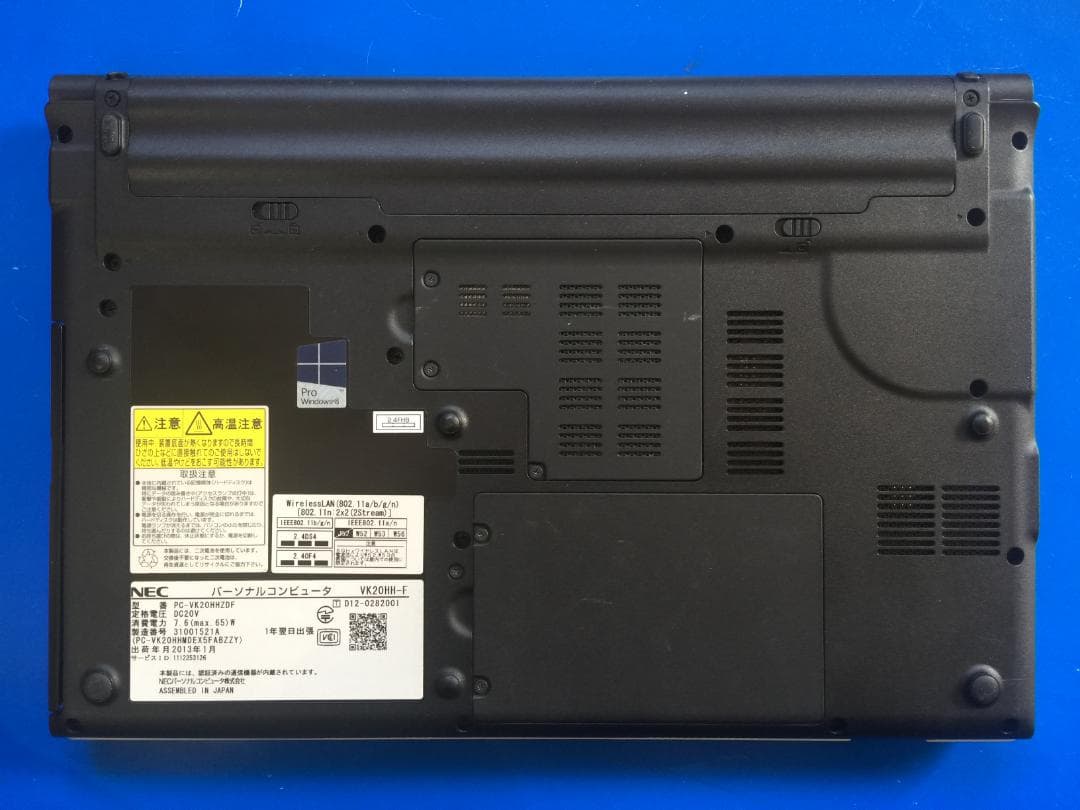 NEC PC-VK20HHZDF 13.3型 コンパクト テンキー付きノートPC