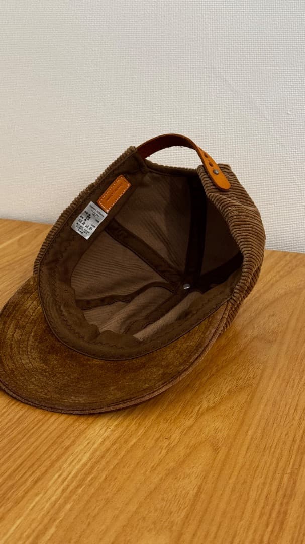 Hender Scheme 2 tone cap corduroy 美品