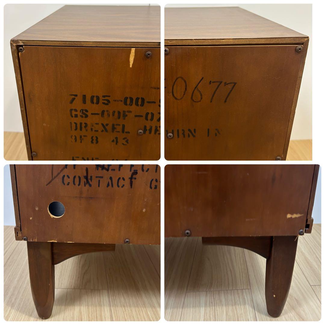 ドレクセル ヘリテイジ リシェル サイドテーブル ナイトテーブル 米軍家具