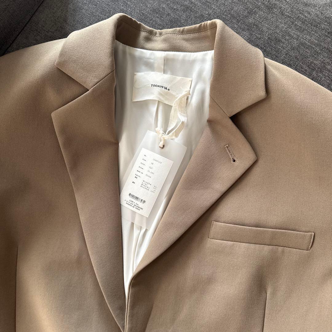新品タグ付き【TODAYFUL】Over Shoulder Jacket 38