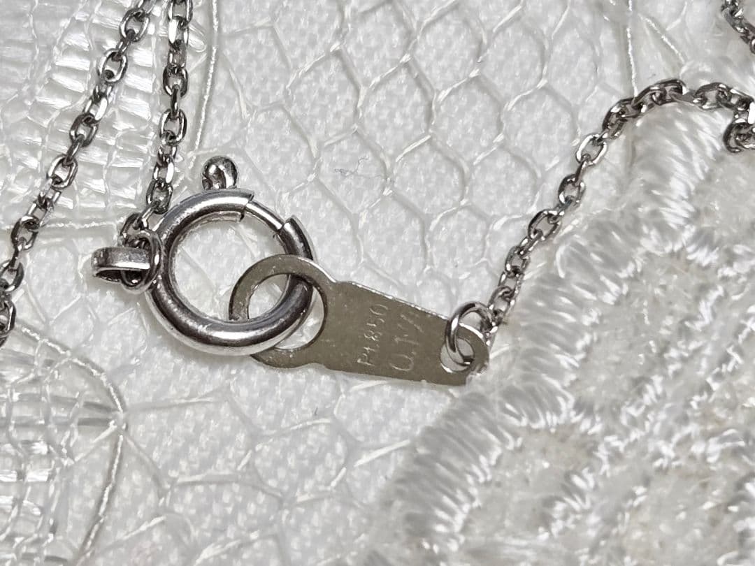 ヴァンドーム青山　リュールネックレス　ダイヤモンド　プラチナ