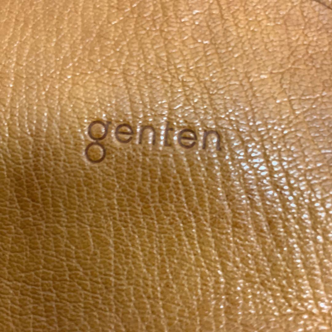 r*n様 【美品】genten ゲンテン 本革 ワンショルダー バッグ キャメル