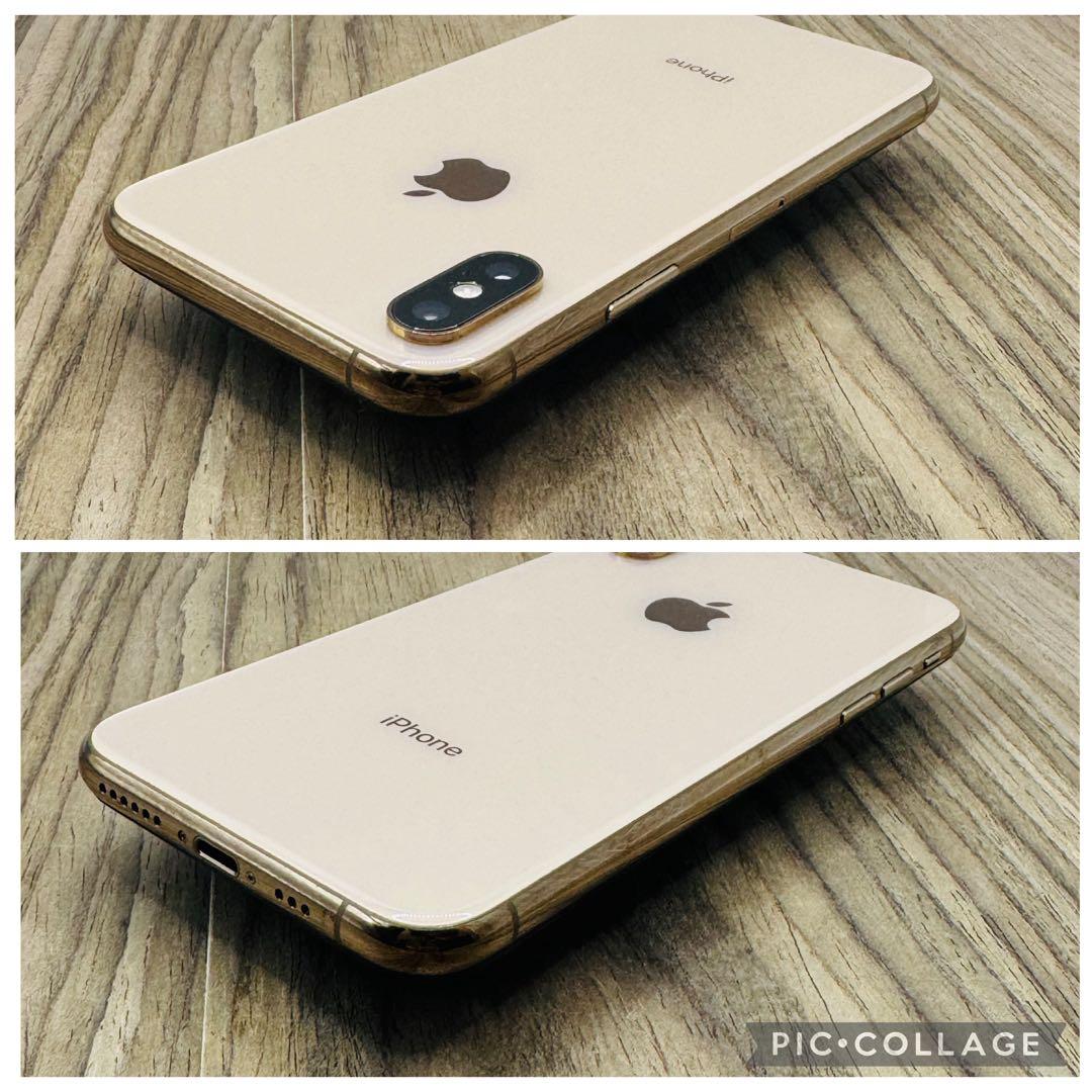【美品】iPhoneXS ゴールド 512GB シムフリー【新品液晶バッテリー】