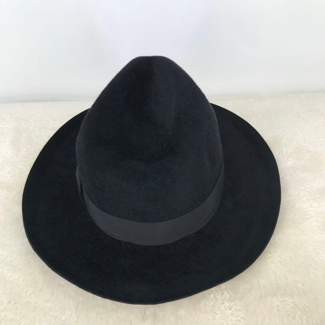 ワコマリア　ハット　M　ブラック　ラビットファー