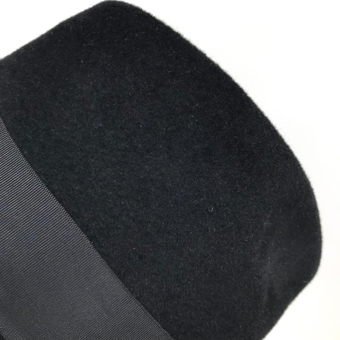 ワコマリア　ハット　M　ブラック　ラビットファー