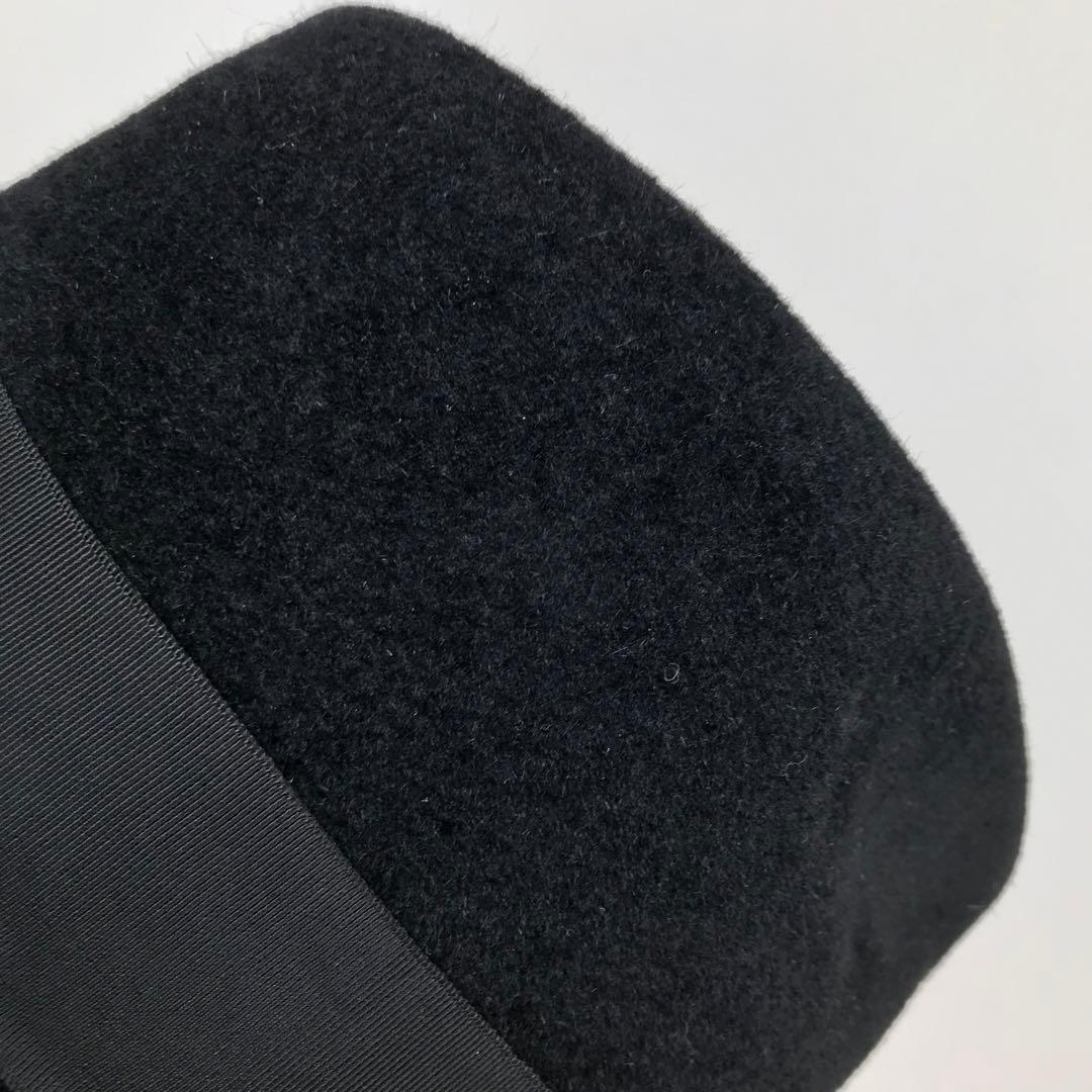 ワコマリア　ハット　M　ブラック　ラビットファー