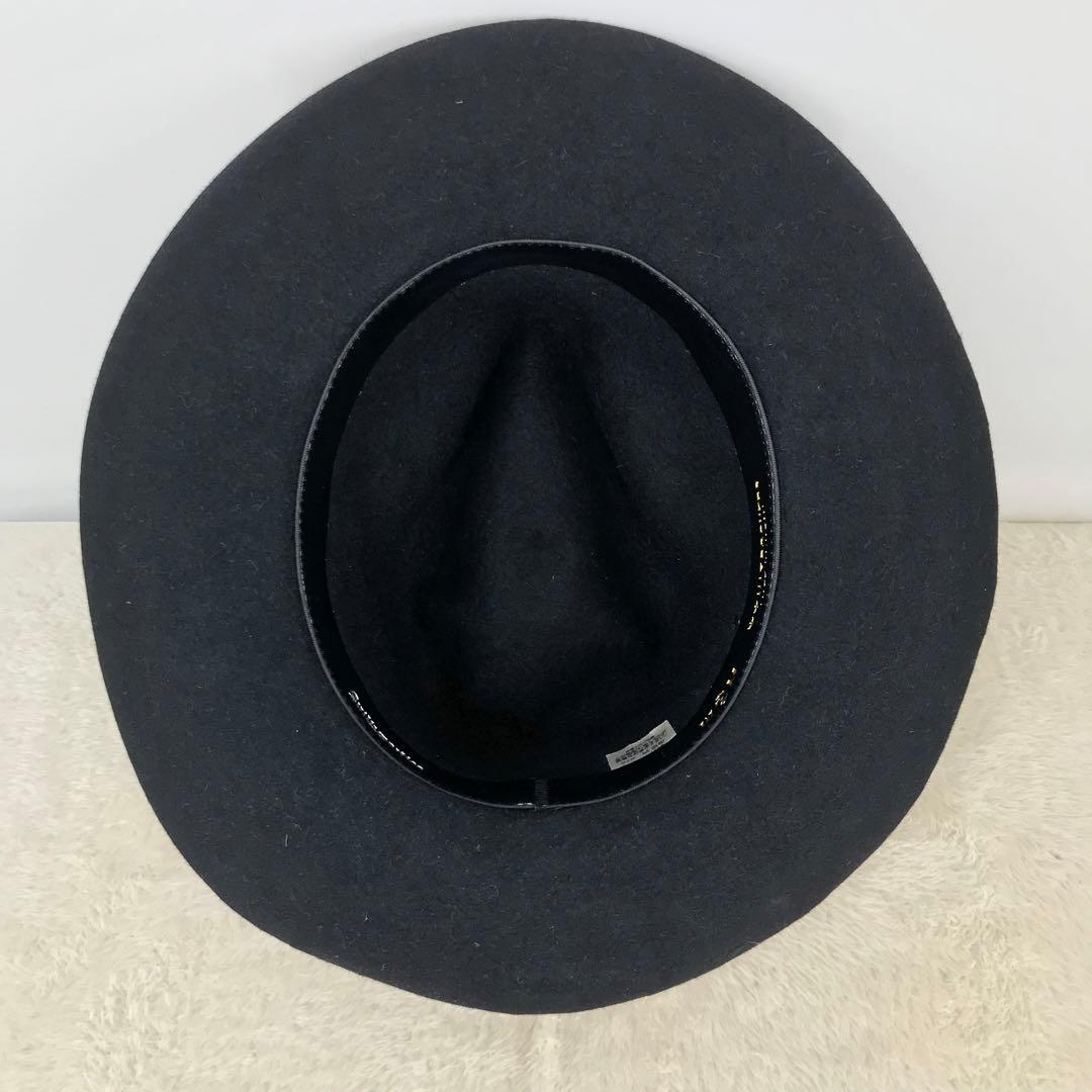 ワコマリア　ハット　M　ブラック　ラビットファー