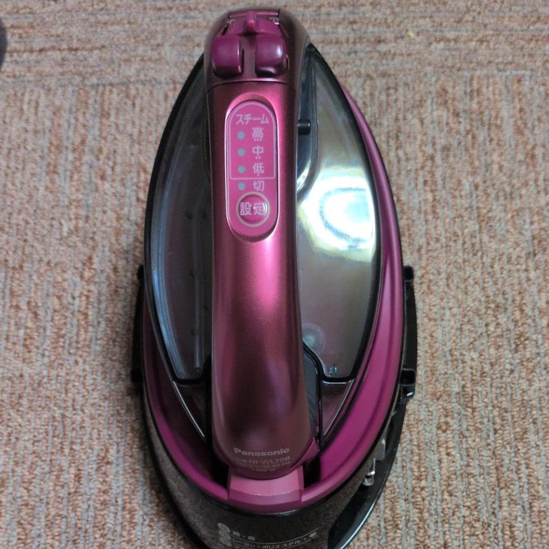 パナソニック コードレススチームアイロン NI-WL708 P