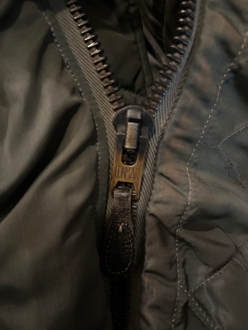 N-3B USAF 60s フライトジャケット 黒タグ コヨーテファー 実物