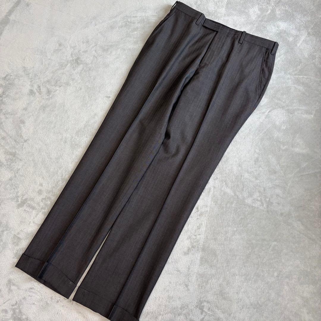 シルク 40R 3ピース✨バーバリーブラックレーベル　スーツ　Super 110