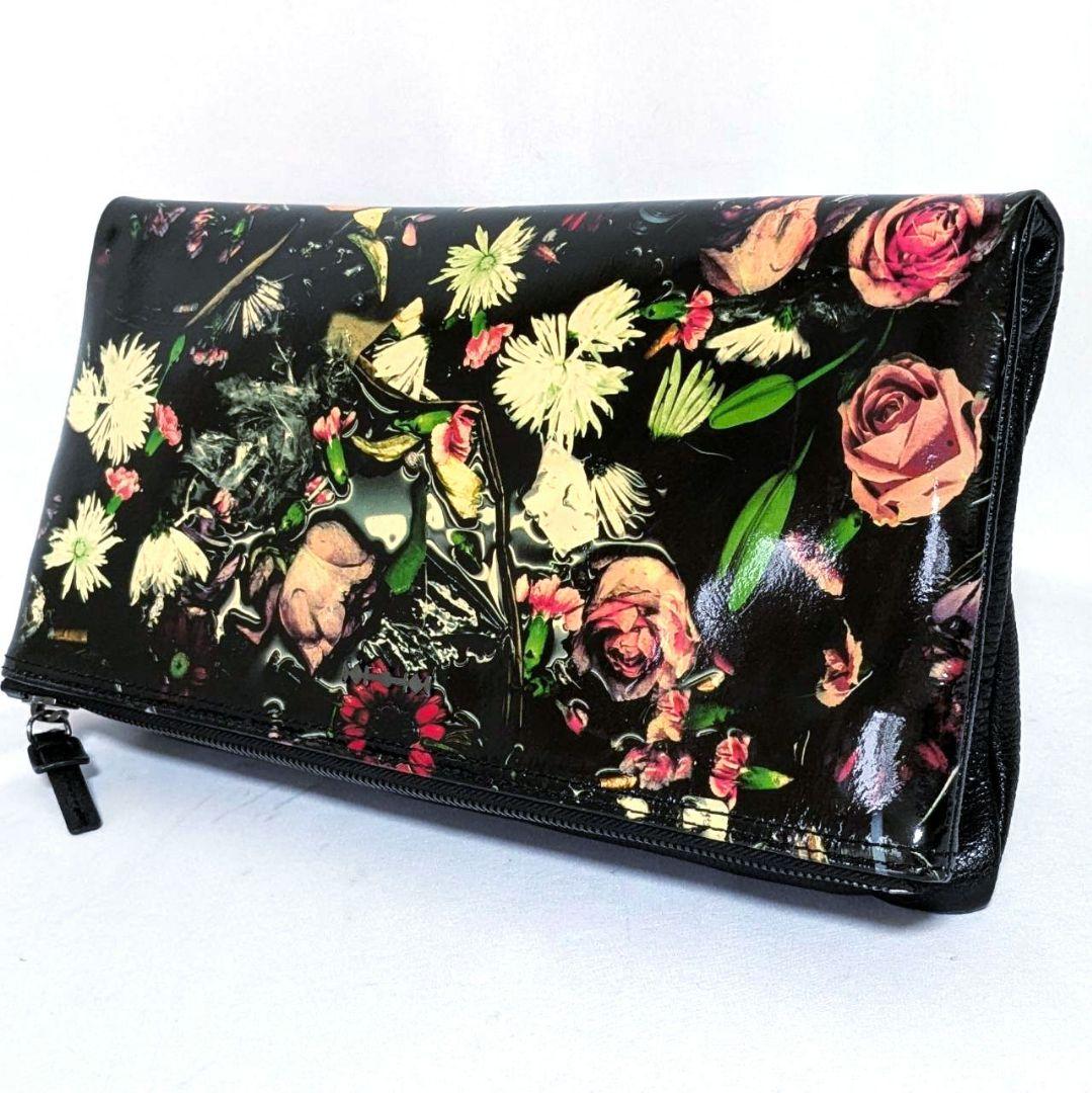 ✨美品✨ アレキサンダーマックイーン クラッチバッグ セカンドバッグ フラワー柄