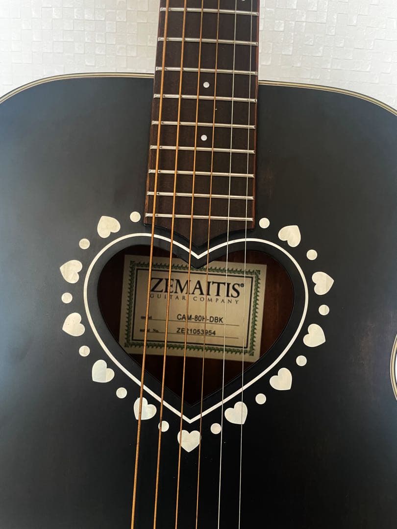 ZEMAITIS CAM-80H アコースティックギター ゼマティス　黒
