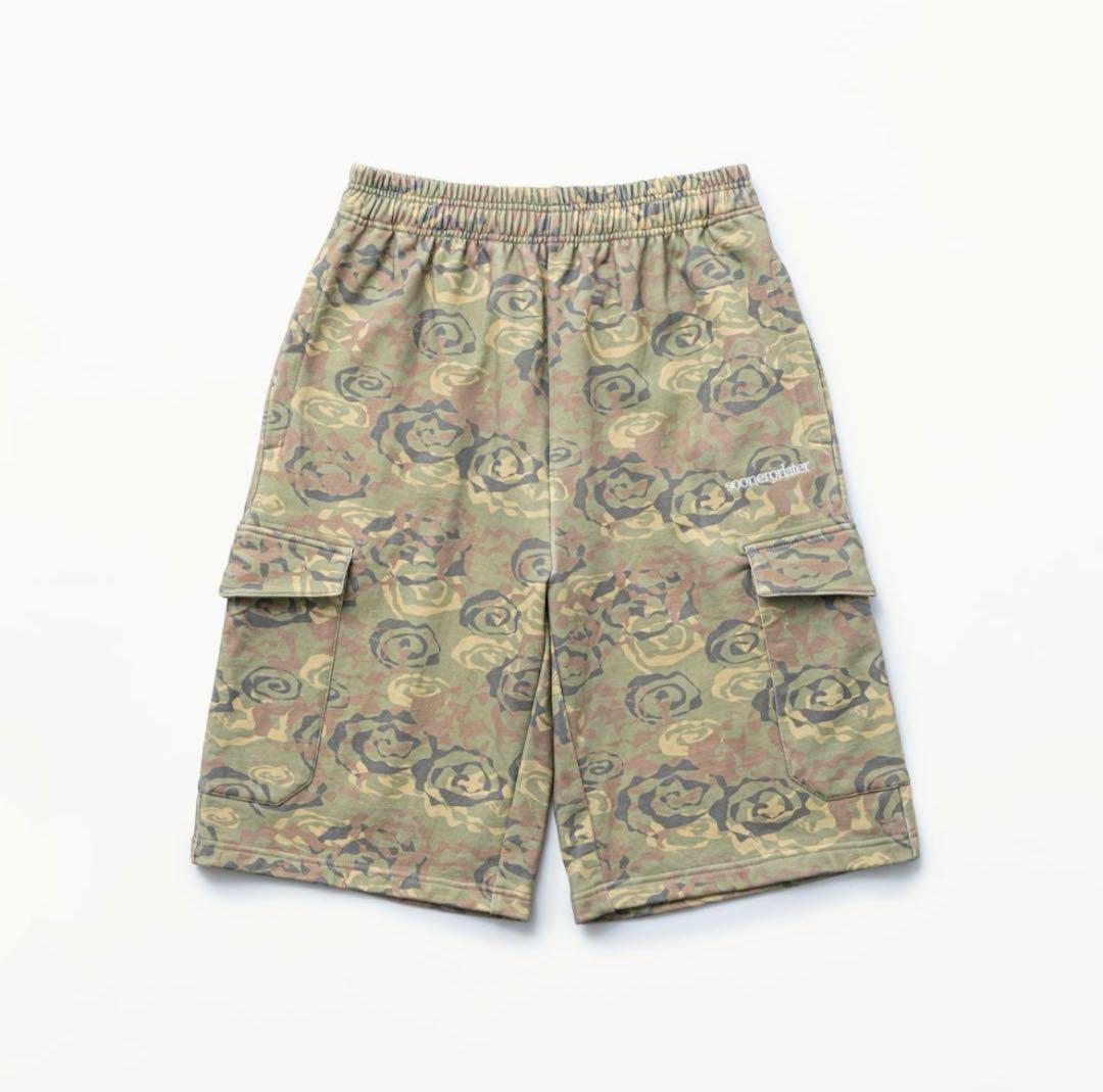 【最安値】soonerorlater SOL camo cargo shorts