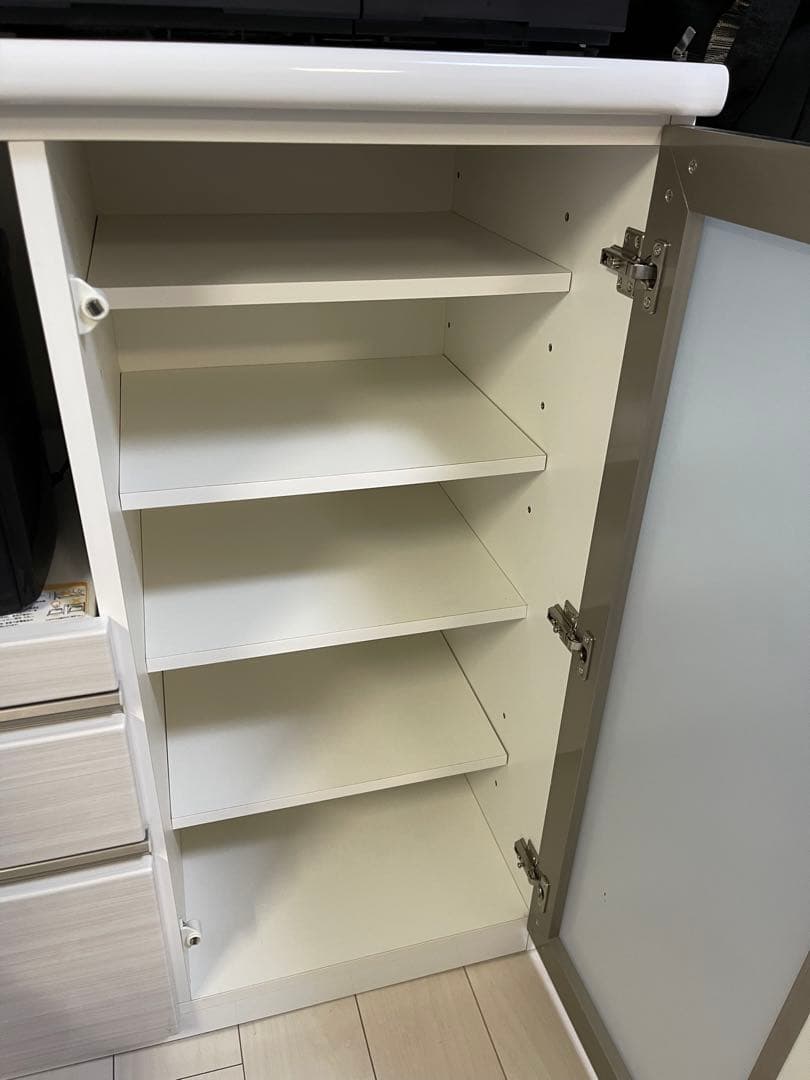 食器棚　ニトリ　Nポスティア90WH（ホワイト）