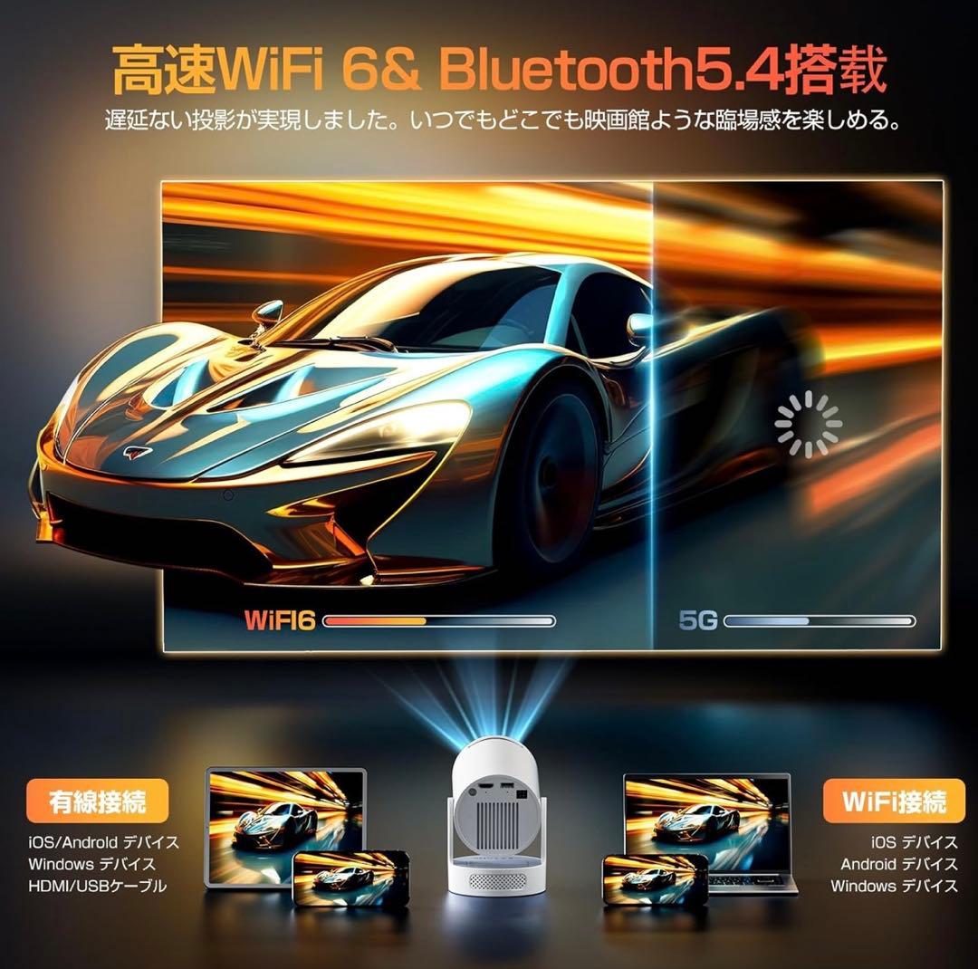 【2025アップグレード版】 プロジェクター 家庭用 高輝度