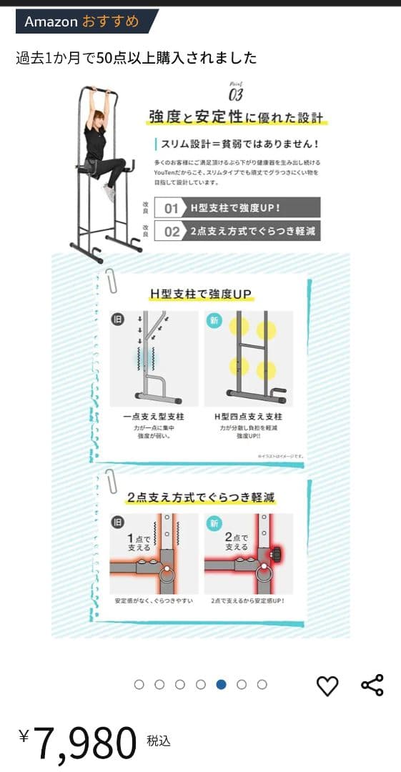 ☆のりそら☆【新品未開封】YouTen ぶら下がり健康器 Slim