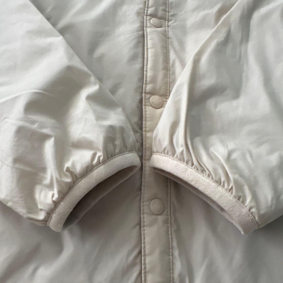 DANTONインサレーションジャケット　ストレッチナイロン　撥水　アイボリー
