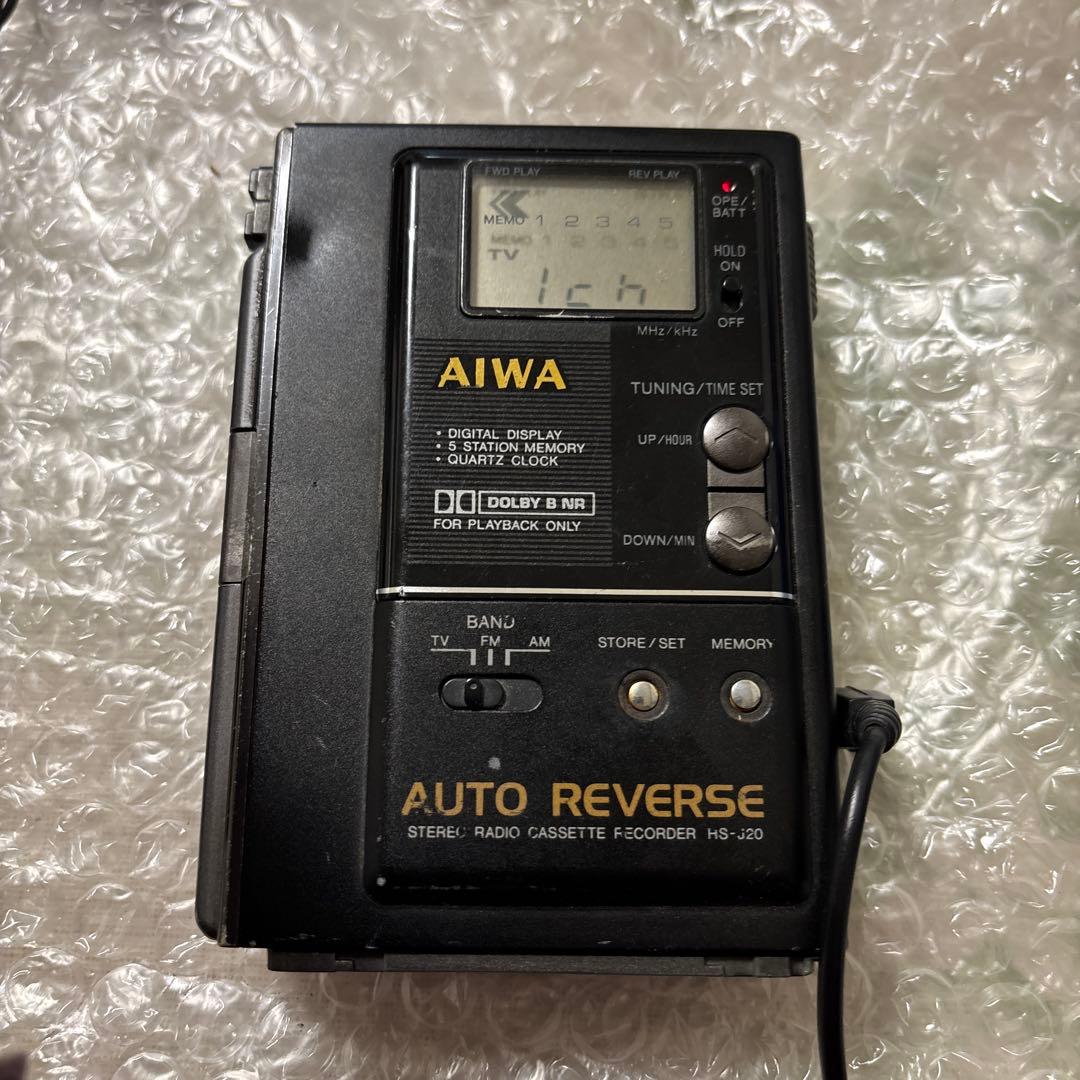 AIWA アイワ HS-JX10　ポータブルカセットレコーダー