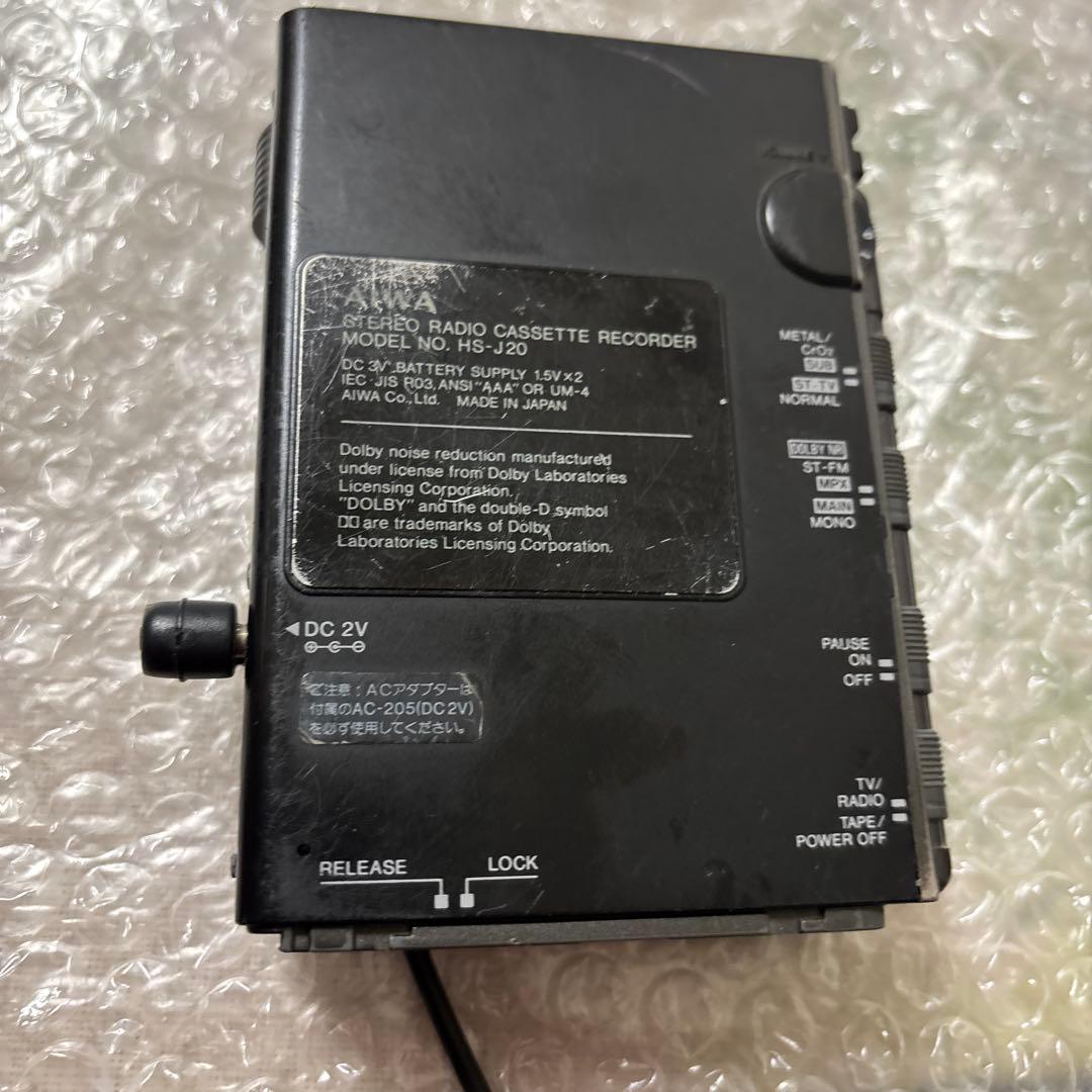 AIWA アイワ HS-JX10　ポータブルカセットレコーダー