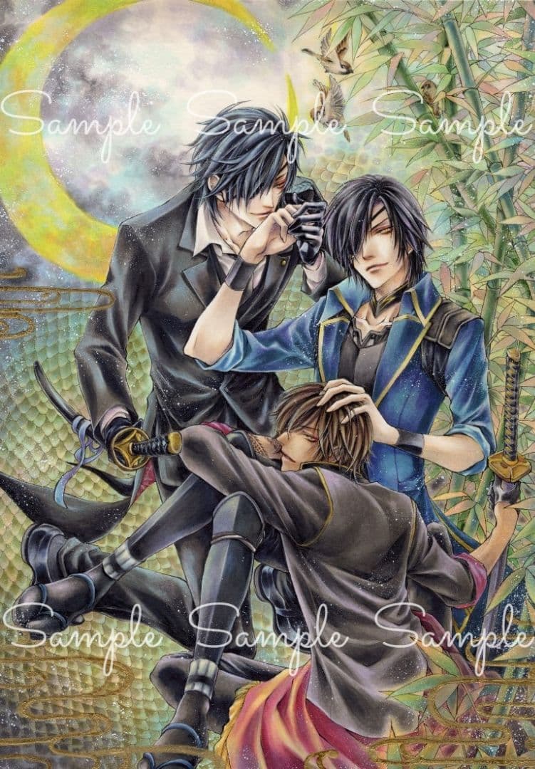 m*a様 手描きイラスト◆ファンアート【政宗様ハピバ！】