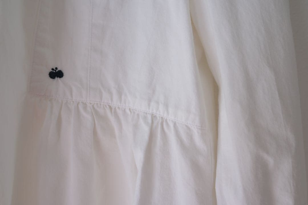 ミナペルホネンfog night ブラウスホワイト