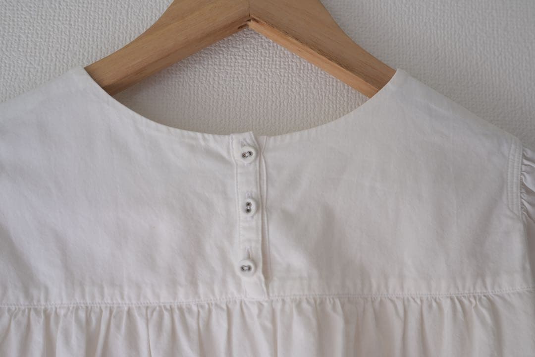 ミナペルホネンfog night ブラウスホワイト