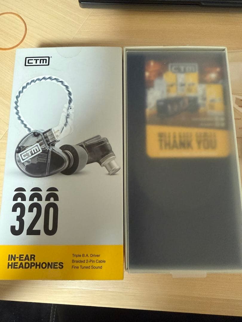 CTM CE320 イヤホン、イヤモニ、ONSO4.4mmバランスケーブル