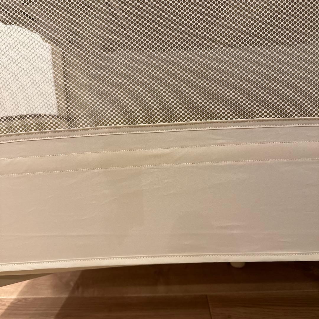 アップリカ ココネルエアーAB ベビーベッド ホワイトグレー