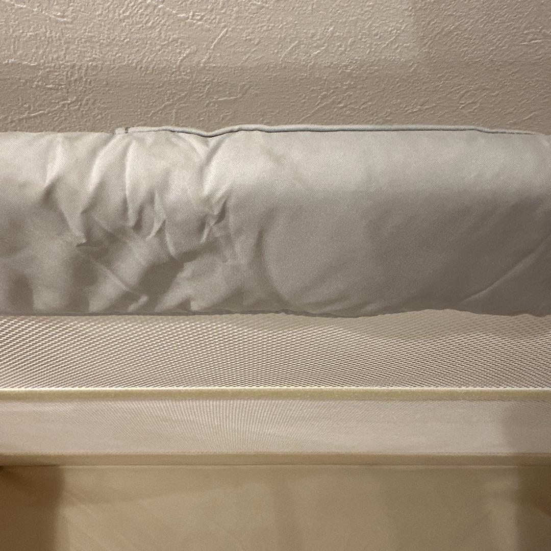 アップリカ ココネルエアーAB ベビーベッド ホワイトグレー