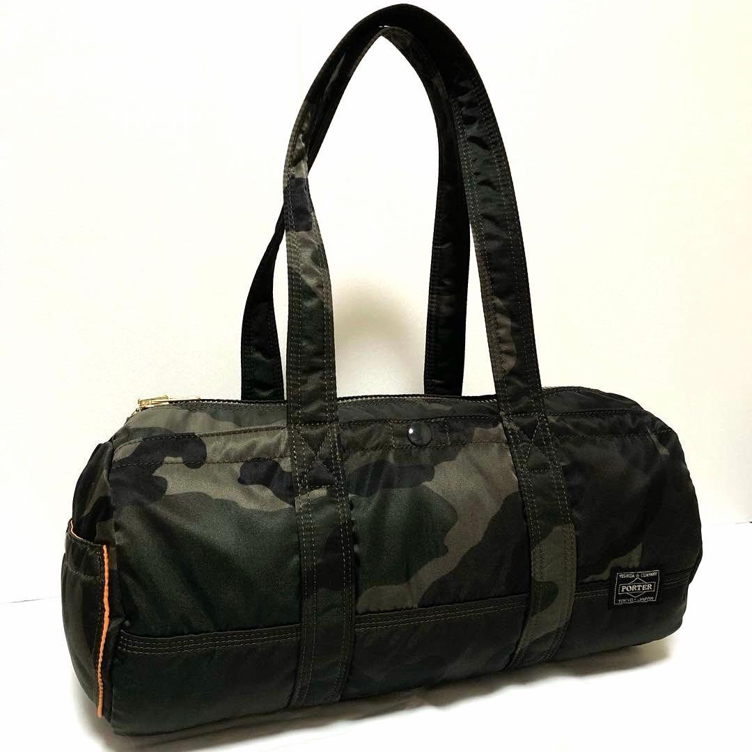 超美品✨希少 30周年ポーター タンカー ミニボストンバッグL カモフラグリーン